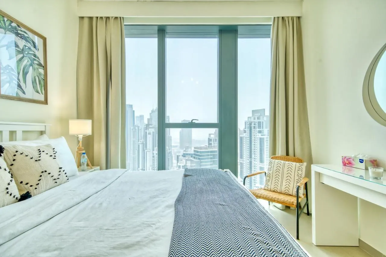 Boho-Chic Cosy 1Br, Minutes To Burj Khalifa Apartment Dubai