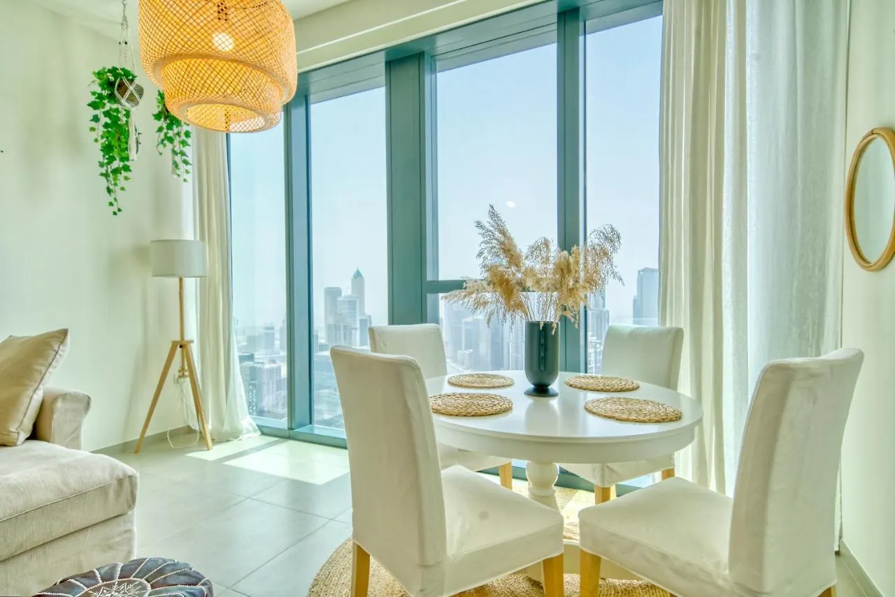 Boho-Chic Cosy 1Br, Minutes To Burj Khalifa Apartment Dubai